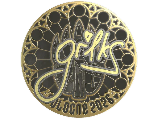 Aufkleber | gr1ks (Gold) | Köln 2026