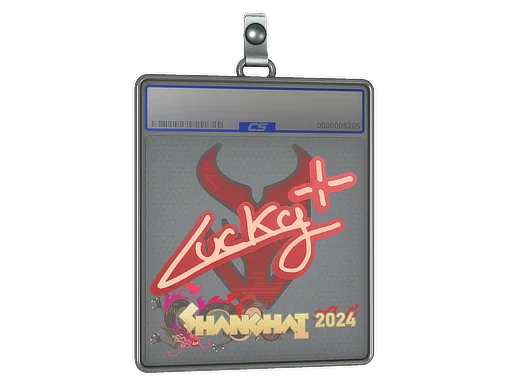 Placa de Adesivo | Lucky | Xangai 2024