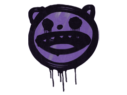 Sealed Graffiti | Happy Cat (Monster Purple)