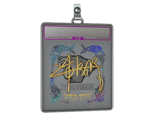 Placa de pegatinas | z4KR (holográfica) | Austin 2025