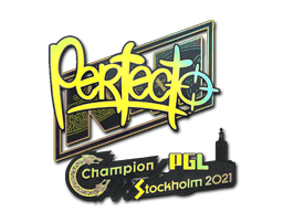 Naklejka | Perfecto (holograficzna) | Sztokholm 2021