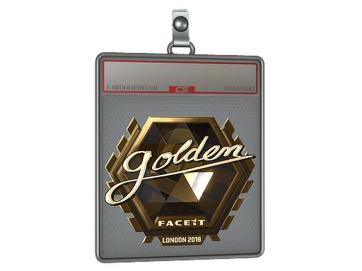 Pokrowiec na naklejkę | Golden (złota) | Londyn 2018