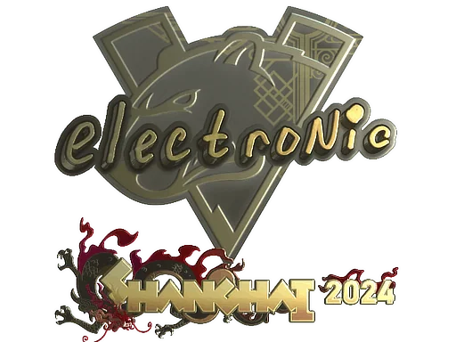 印花 | electronic(金色)| 2024年上海锦标赛