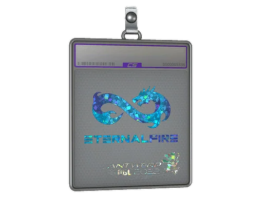 Placa de Adesivo | Eternal Fire (Purpurinado) | Antuérpia 2022