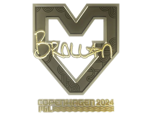 Naklejka | Brollan (złota) | Kopenhaga 2024