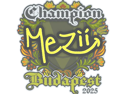 印花 | mezii（冠军）| 2025年布达佩斯锦标赛
