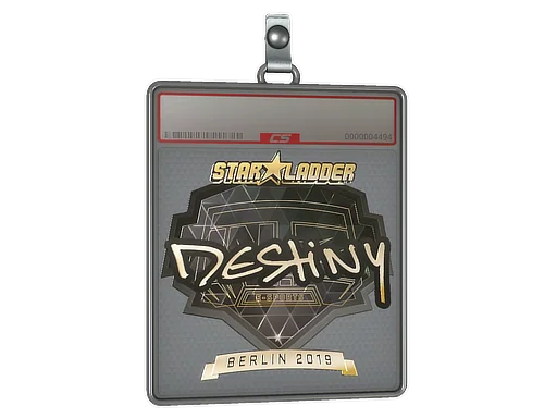 Aufkleberhülle | DeStiNy (Gold) | Berlin 2019