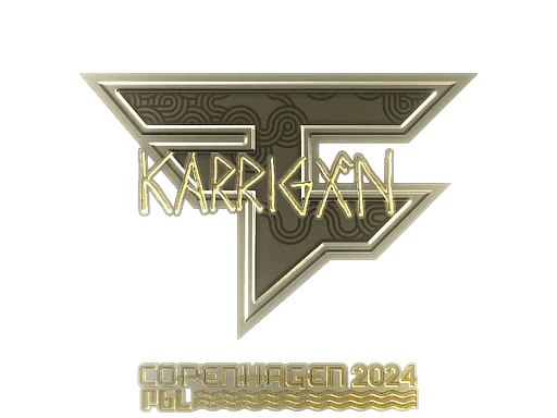 Sticker | karrigan (Gold) | Copenhagen 2024