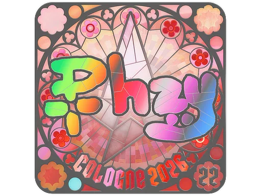 Naklejka | phzy (holograficzna, rankingowa) | Kolonia 2026