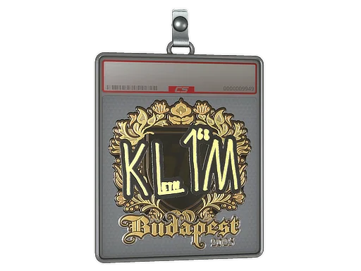 Aufkleberhülle | kl1m (Gold) | Budapest 2025