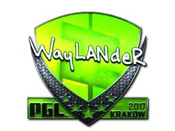 Klistermärke | wayLander (Foil) | Krakow 2017