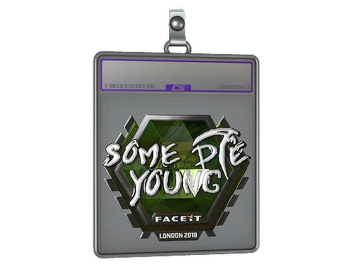 Placa de pegatinas | sdy (reflectante) | Londres 2018