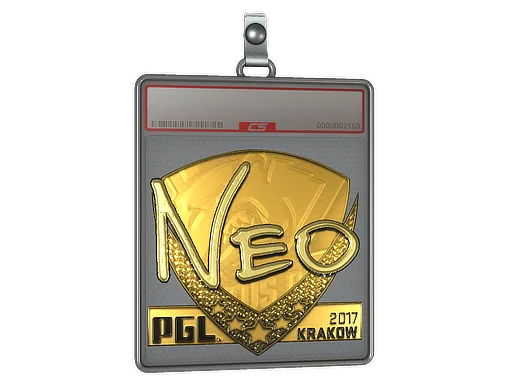 Klistermärkesfodral | NEO (Guld) | Krakow 2017