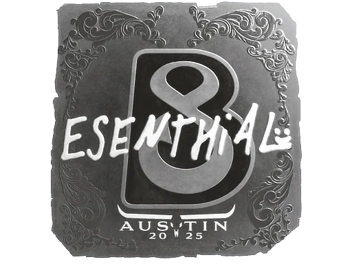 Aufkleber | esenthial (Glanz) | Austin 2025
