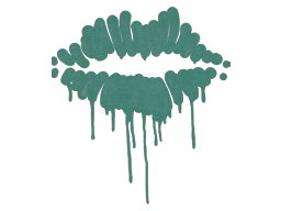 Sealed Graffiti | Kiss (Frog Green)