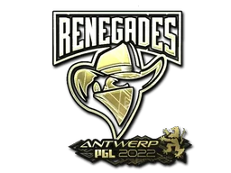 Naklejka | Renegades (złota) | Antwerpia 2022