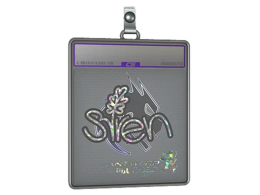 Klistermärkesfodral | S1ren (glitter) | Antwerp 2022