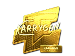 Aufkleber | karrigan (Gold) | Atlanta 2017