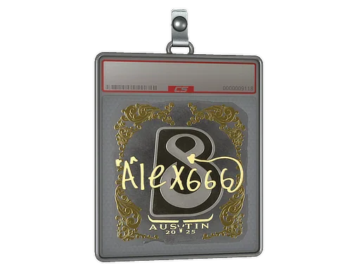 印花板 | alex666（金色）| 2025年奥斯汀锦标赛