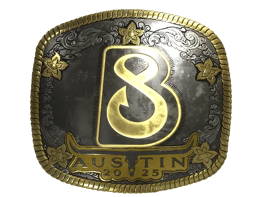 Pegatina | B8 (dorada) | Austin 2025