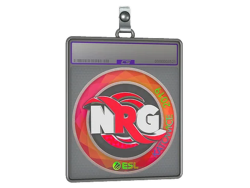 Placa de pegatinas | NRG (holográfica) | Katowice 2019