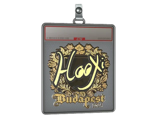 印花板 | HooXi（金色）| 2025年布达佩斯锦标赛