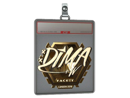 印花板 | Dima（金色）| 2018年伦敦锦标赛