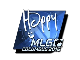 Pegatina | Happy (reflectante) | MLG Columbus 2016
