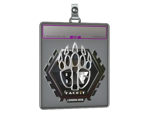 Klistermärkesfodral | BIG (Foil) | London 2018