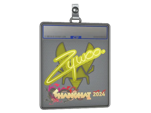 Placa de pegatinas | ZywOo | Shanghái 2024