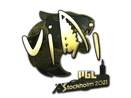 Naklejka | VINI (złota) | Sztokholm 2021