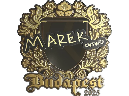 印花 | Marek（金色）| 2025年布达佩斯锦标赛