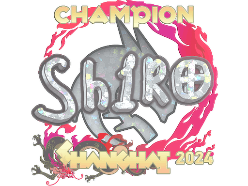 Aufkleber | sh1ro (Glitzer, Meister) | Shanghai 2024