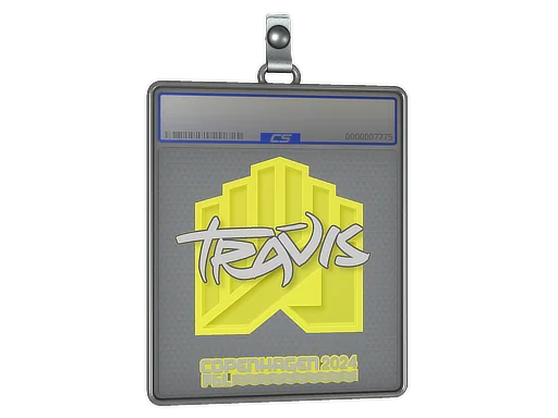 Placa de Adesivo | TRAVIS | Copenhague 2024