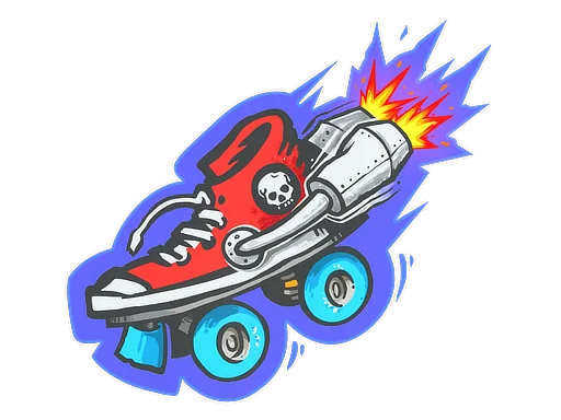 Sticker | Rocket Skates