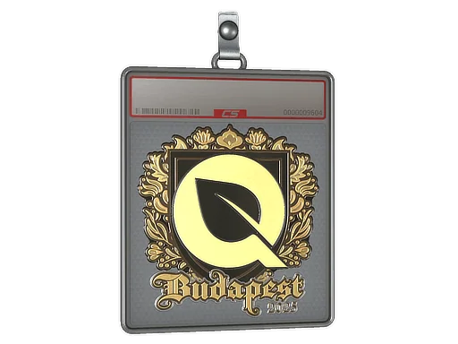 Placa de pegatinas | FlyQuest (dorada) | Budapest 2025