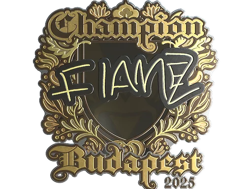 Aufkleber | FlameZ (Gold, Meister) | Budapest 2025