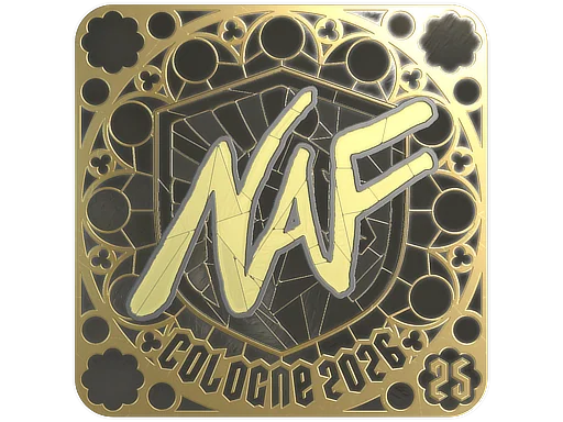 Aufkleber | NAF (Gold, Endplatzierung) | Köln 2026