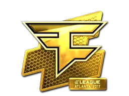 Naklejka | FaZe Clan (złota) | Atlanta 2017
