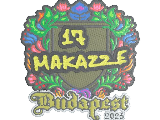 Pegatina | makazze (bordada) | Budapest 2025