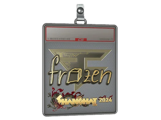 Pokrowiec na naklejkę | frozen (złota) | Szanghaj 2024