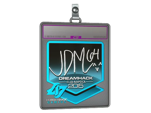 Placa de pegatinas | jdm64 (reflectante) | Cluj-Napoca 2015