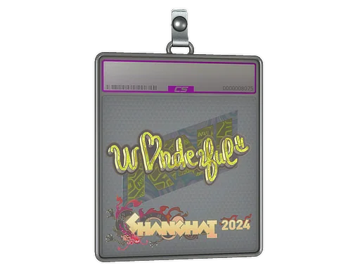 Pokrowiec na naklejkę | w0nderful (holograficzna) | Szanghaj 2024