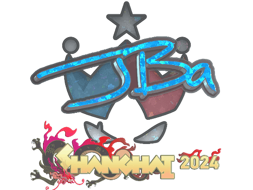 Pegatina | JBa (purpurina) | Shanghái 2024