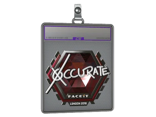 Placa de Adesivo | xccurate (Brilhante) | Londres 2018