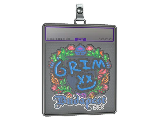 Placa de Adesivo | Grim (Bordado) | Budapeste 2025