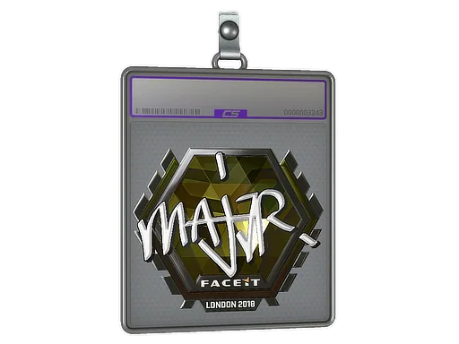 Placa de pegatinas | MAJ3R (reflectante) | Londres 2018
