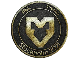 Naszywka | MOUZ (złota) | Sztokholm 2021