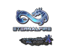 Pegatina | Eternal Fire (holográfica) | Amberes 2022