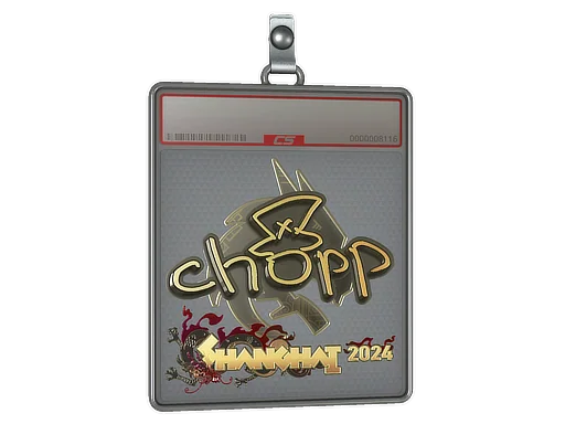Aufkleberhülle | chopper (Gold) | Shanghai 2024